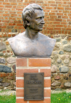 Porträtbüste J.-Ph. Hackert, Bronze, Prenzlau, 2007