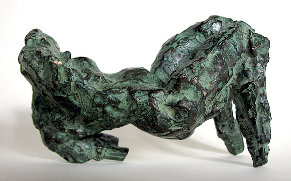 weiblicher Torso, Bronze, L. 15cm, 2003