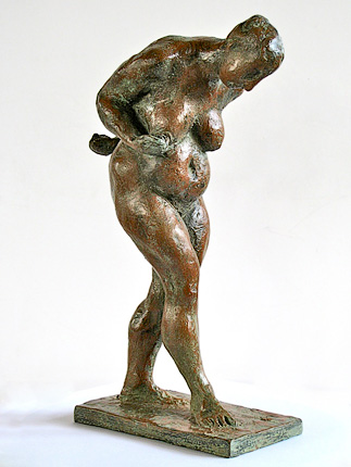 Strandgängerin, Bronze, H. 31 cm, 2009